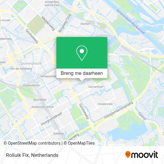 Rolluik Fix kaart