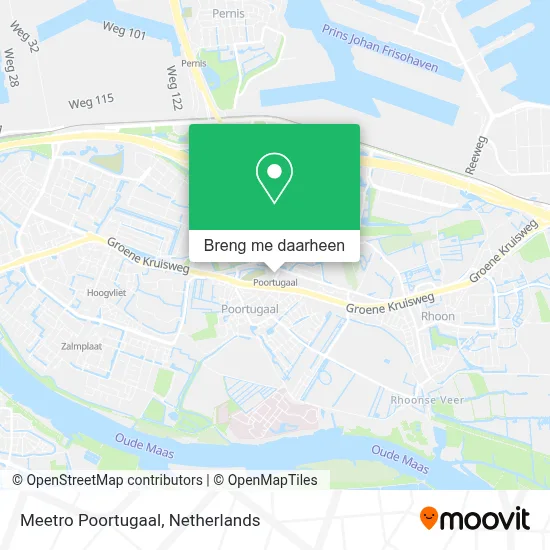 Meetro Poortugaal kaart