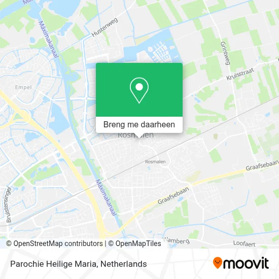 Parochie Heilige Maria kaart