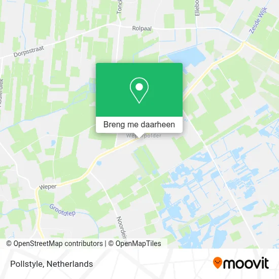 Pollstyle kaart
