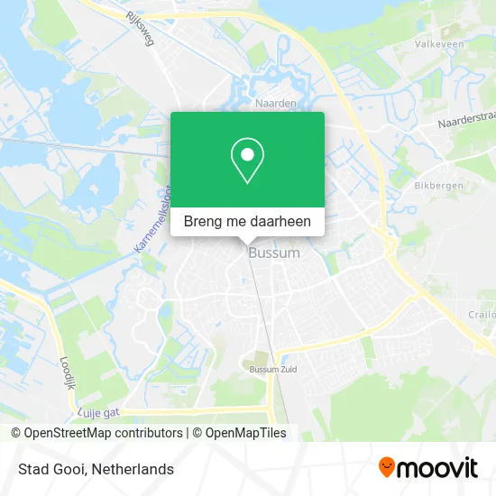 Stad Gooi kaart