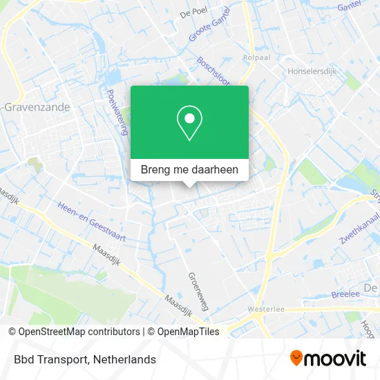 Bbd Transport kaart