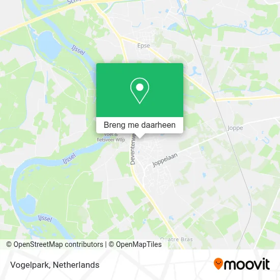 Vogelpark kaart