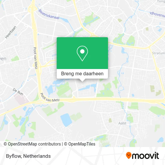 Byflow kaart