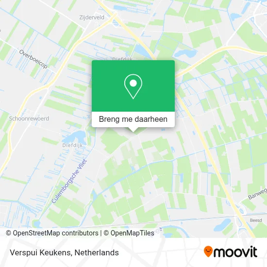 Verspui Keukens kaart
