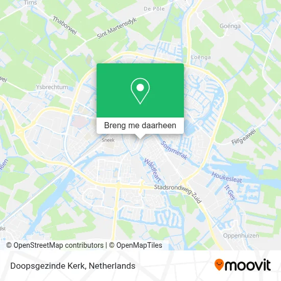 Doopsgezinde Kerk kaart