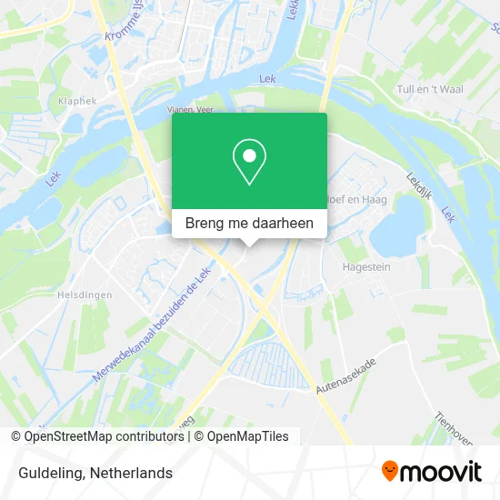 Guldeling kaart