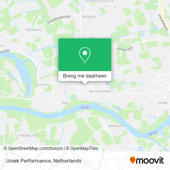 Uniek Performance kaart