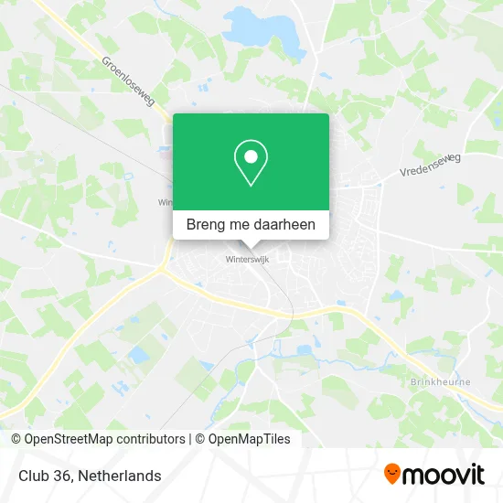 Club 36 kaart