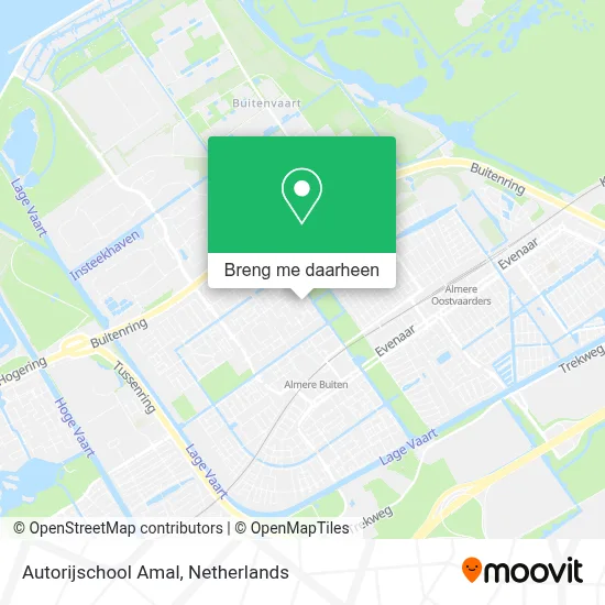 Autorijschool Amal kaart