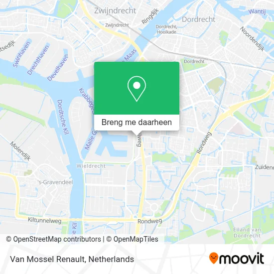 Van Mossel Renault kaart