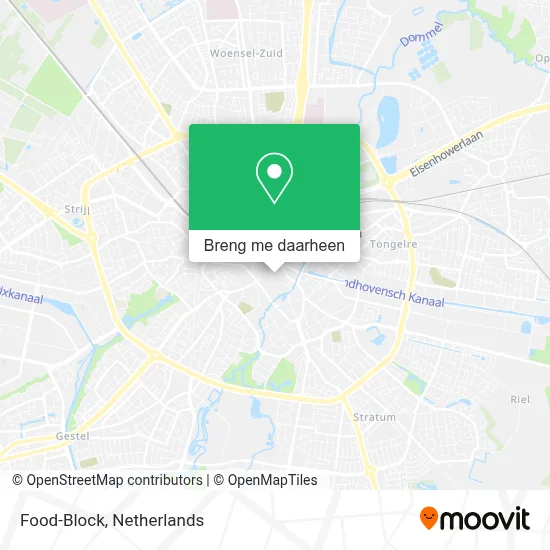 Food-Block kaart