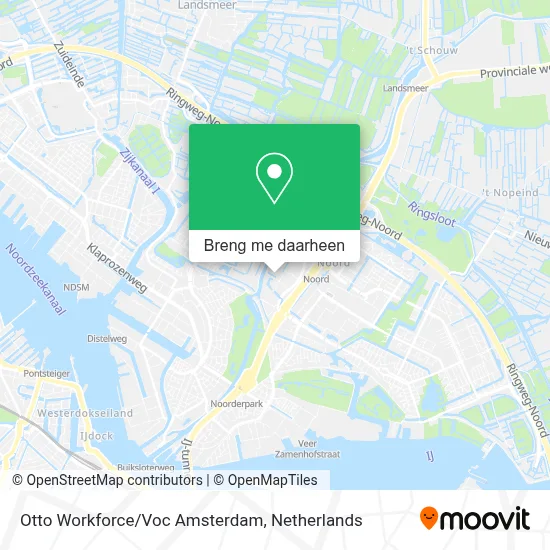 Otto Workforce/Voc Amsterdam kaart