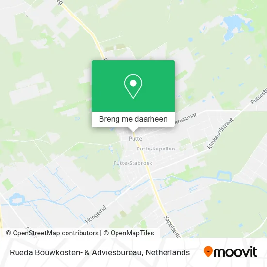 Rueda Bouwkosten- & Adviesbureau kaart