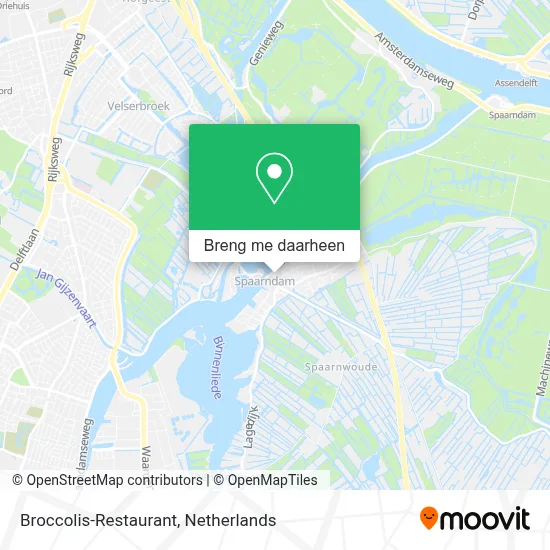 Broccolis-Restaurant kaart