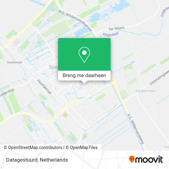 Datagestuurd kaart