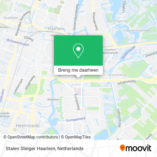 Stalen Steiger Haarlem kaart