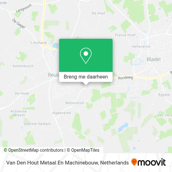Van Den Hout Metaal En Machinebouw kaart