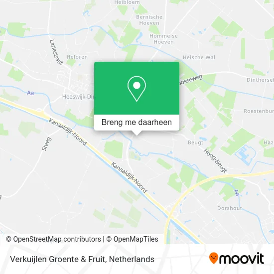 Verkuijlen Groente & Fruit kaart
