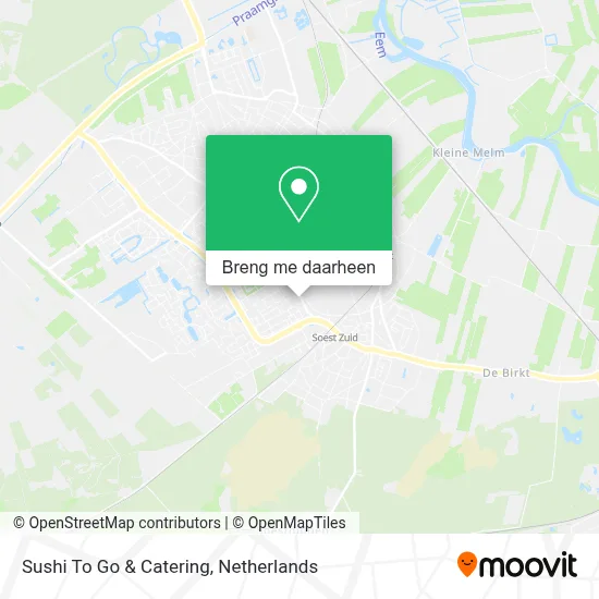 Sushi To Go & Catering kaart