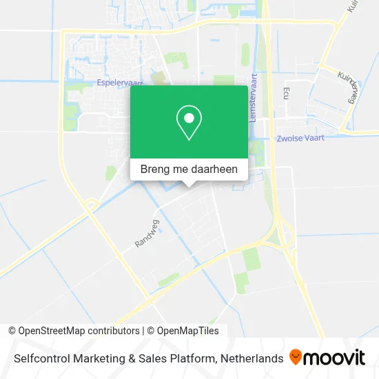 Selfcontrol Marketing & Sales Platform kaart