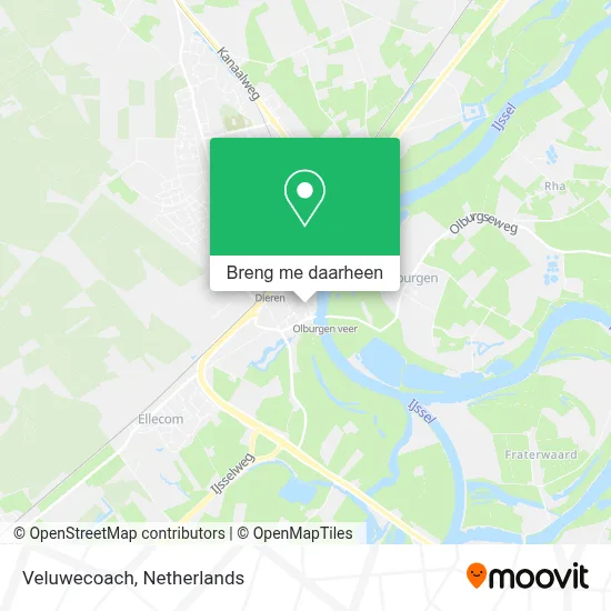 Veluwecoach kaart