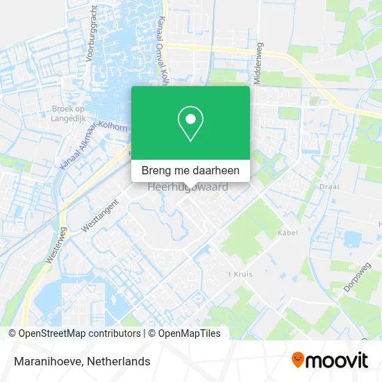 Maranihoeve kaart