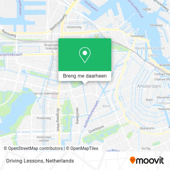 Driving Lessons kaart