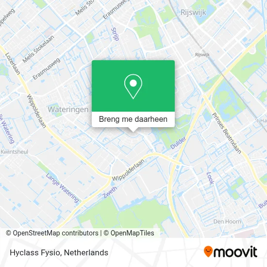 Hyclass Fysio kaart