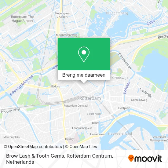 Brow  Lash & Tooth Gems, Rotterdam Centrum kaart