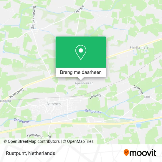 Rustpunt kaart