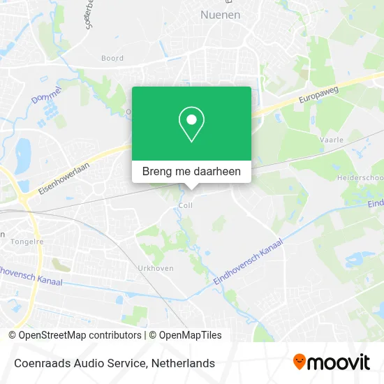 Coenraads Audio Service kaart