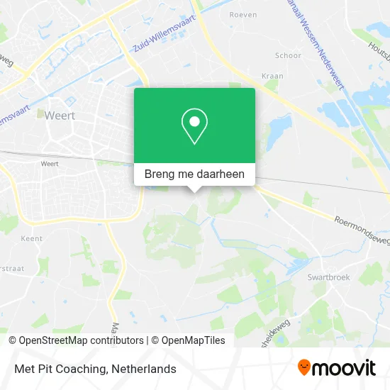 Met Pit Coaching kaart