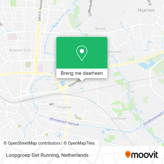 Loopgroep Get Running kaart