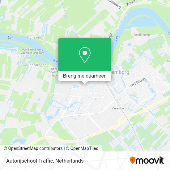Autorijschool Traffic kaart