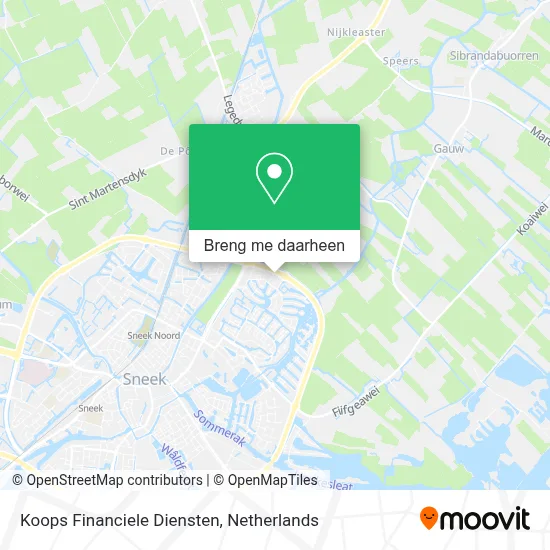 Koops Financiele Diensten kaart
