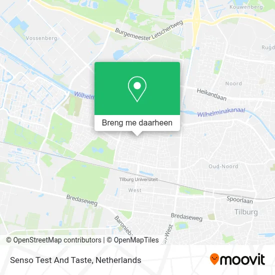 Senso Test And Taste kaart
