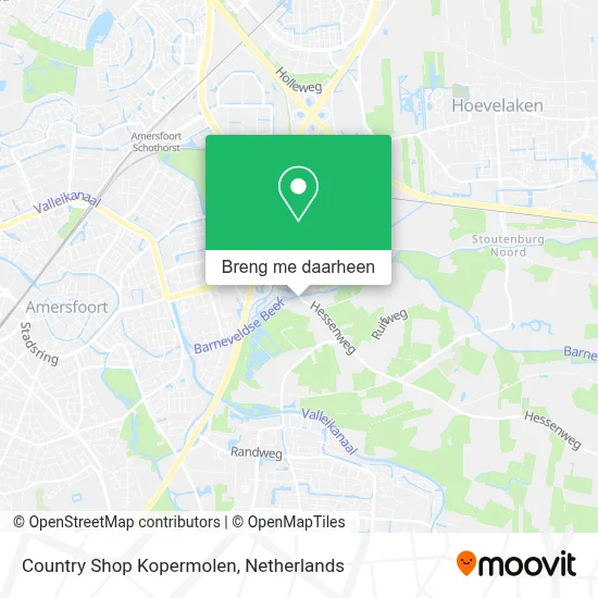 Country Shop Kopermolen kaart