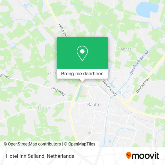 Hotel Inn Salland kaart