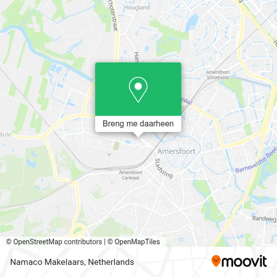 Namaco Makelaars kaart