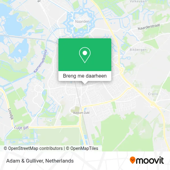 Adam & Gulliver kaart