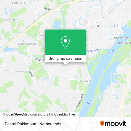 Postnl Pakketpunt kaart