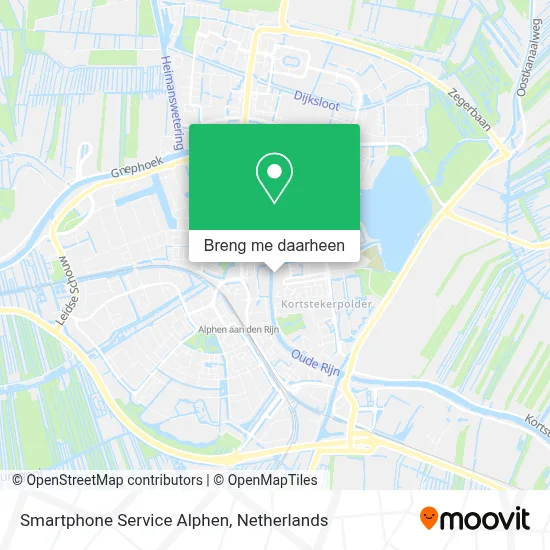 Smartphone Service Alphen kaart