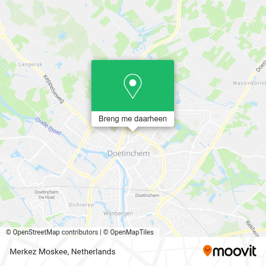 Merkez Moskee kaart