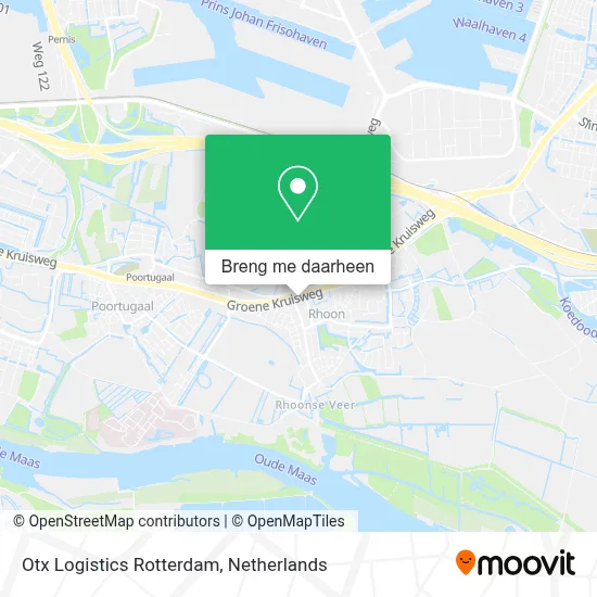 Otx Logistics Rotterdam kaart