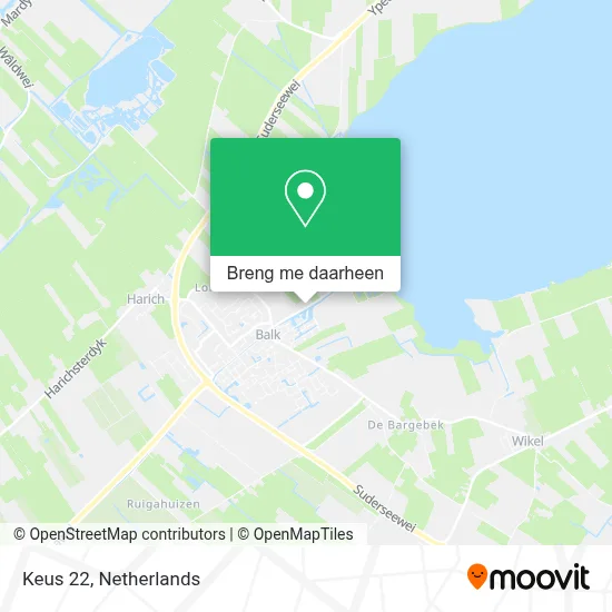 Keus 22 kaart