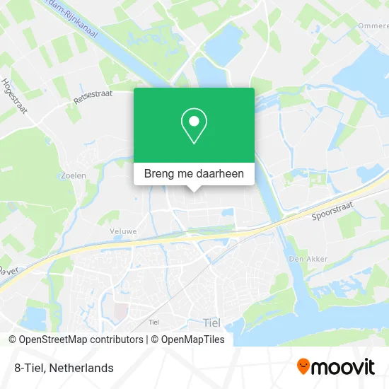 8-Tiel kaart