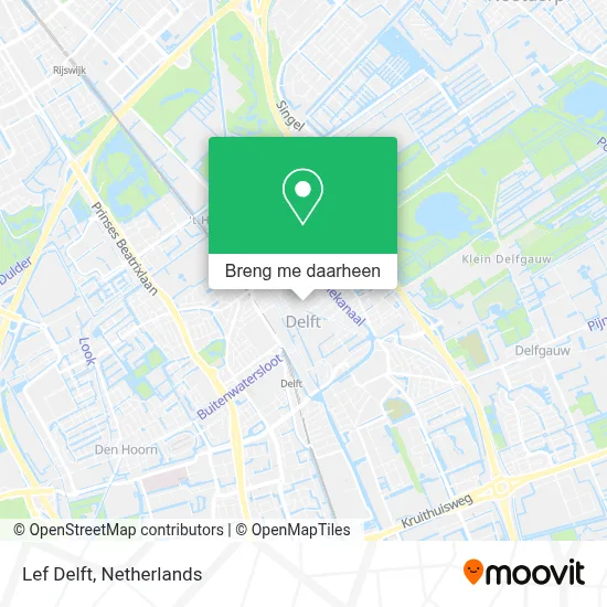 Lef Delft kaart