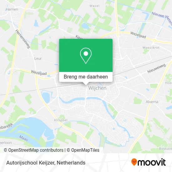 Autorijschool Keijzer kaart