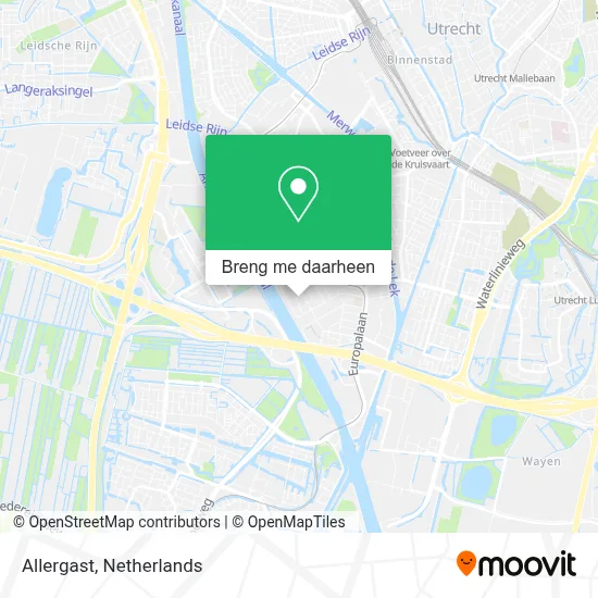 Allergast kaart